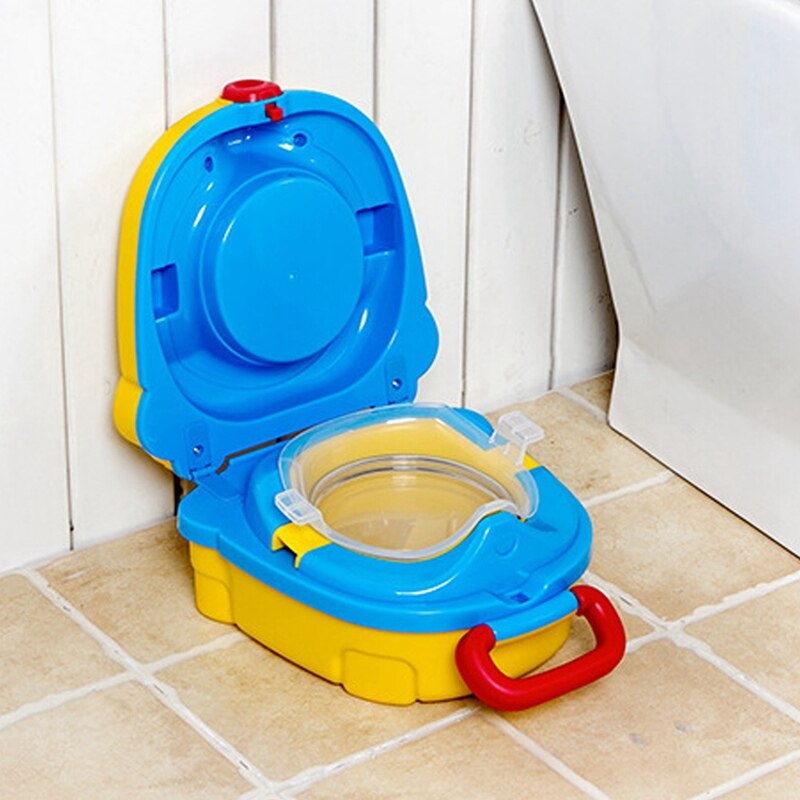 Baby Wc Leuke Draagbare Reizen Kinderpotje Auto Squatty Potje Kind Pot Training Meisjes Jongen Potje Kids Toiletbril Kinderen 'S Pot