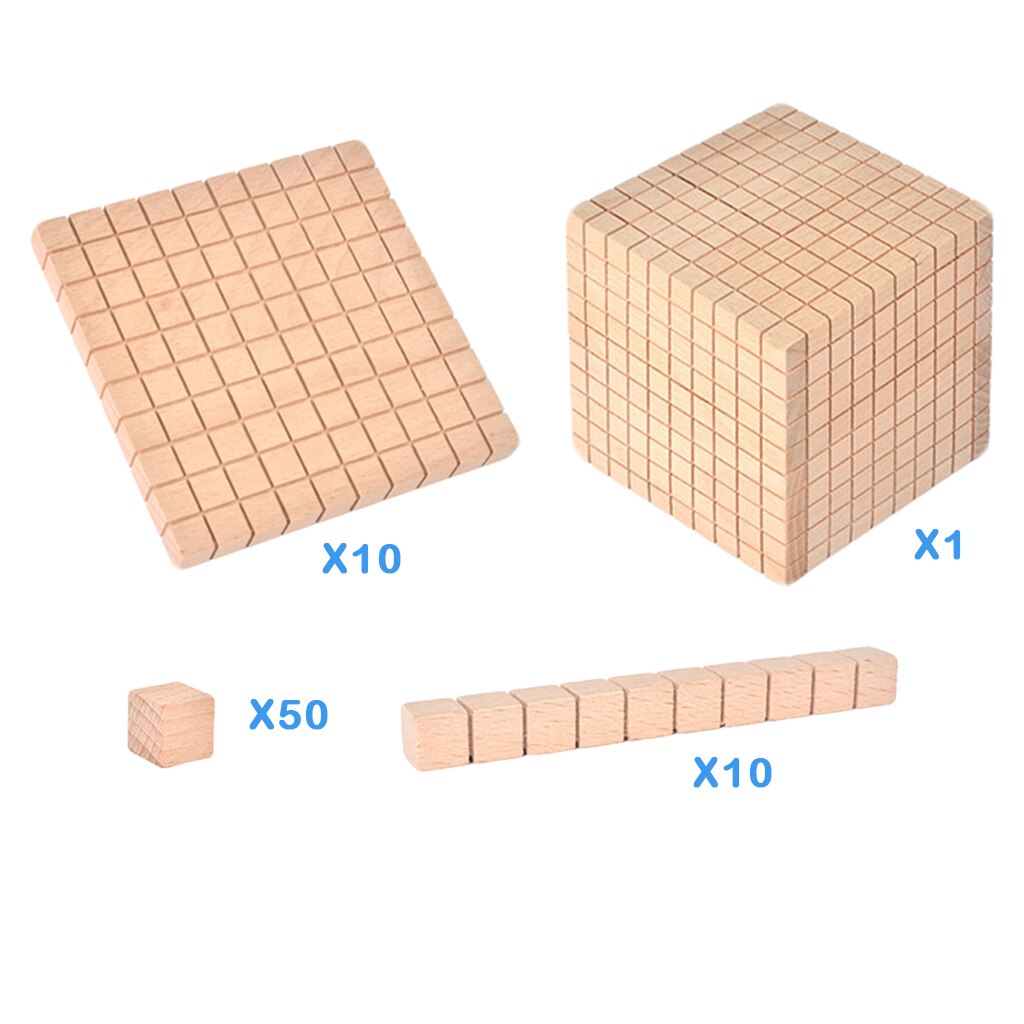 Houten Base Tien Blokken Klas Home Math Manipulatieve Tellen Early Math Onderwijs Speelgoed Voor Kleuterschool Elementaire