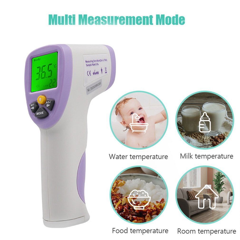 Contactloze Temperatuur Meetinstrument Infrarood Thermometer Hoge Precisie Thermometer Temperatuur Controleren: Default Title