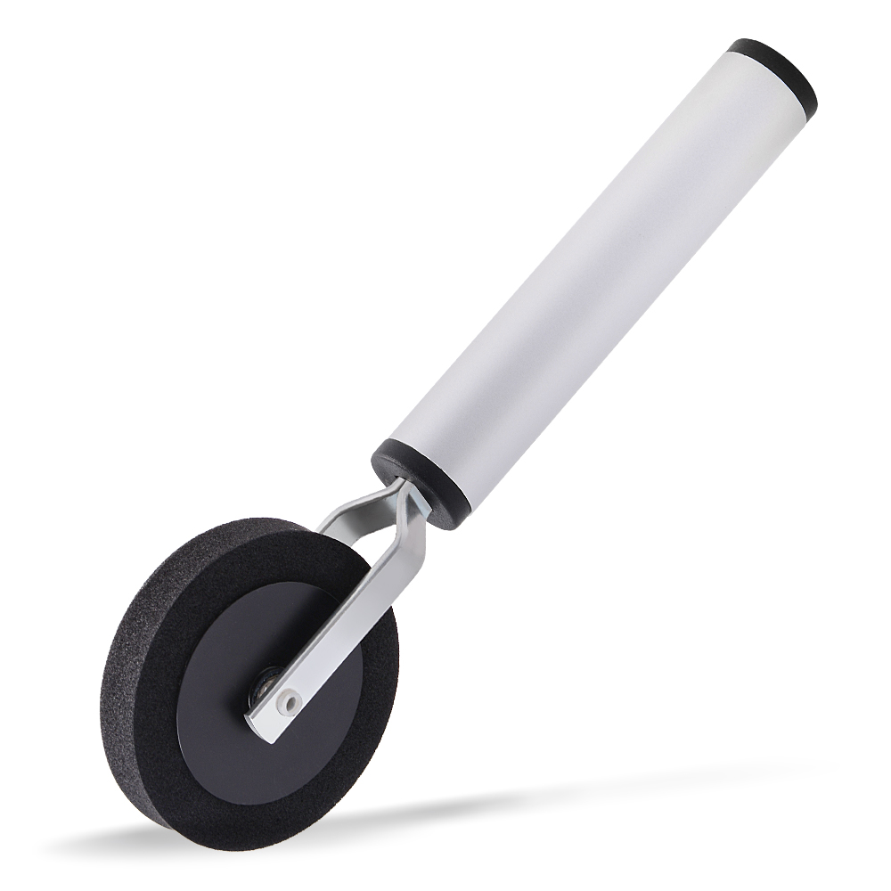 FOSHIO Car Vinyl Wrap Pressing Roller Handle Soft Rubber/Sponge Wheel Roller for Carbon Paint Films Stickers Wallpaper Crafts: Red