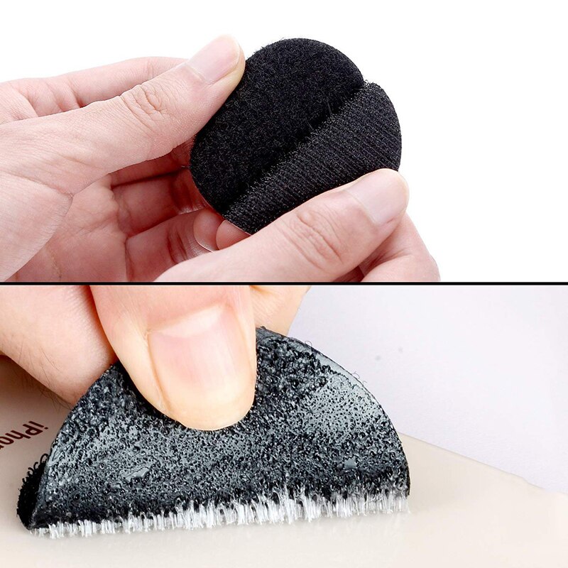 5-30Pair 60mm Round Hook and Loop Fasteners Tape Nylon Sticker Self Adhesive Mounting Double Sided Tape For Carpet Anti Slip Mat