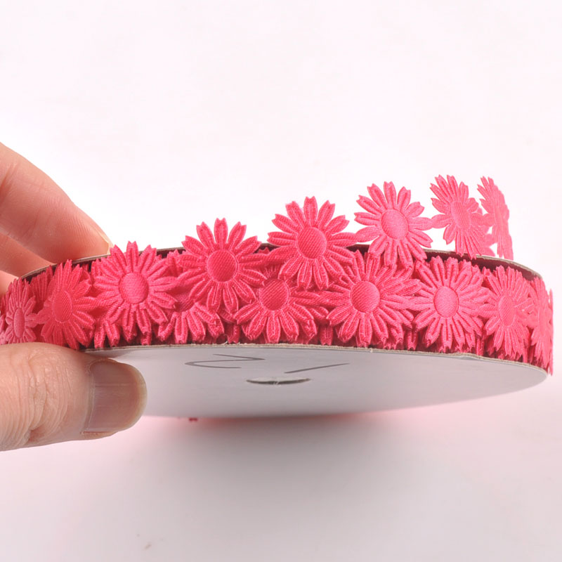 Width1.8cm Multicolor Bloem Kant Linten Voor Ambachten Wikkelen Lint Diy Geborduurde Stof Wedding Party Home Decor C2410: Multi-Colored / M