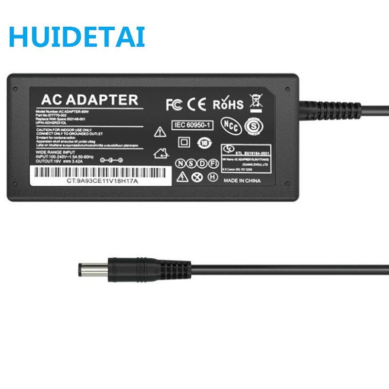 19V 3.42A 65W AC Adapter Power For HP 24es 24er Display LCD