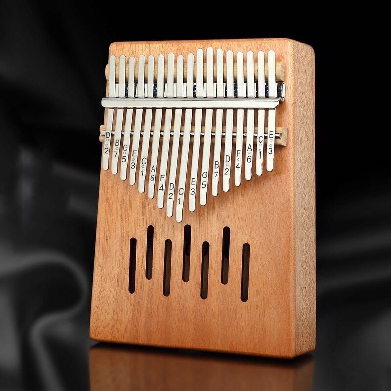 Kalimba 17 Key Mahogany Thumb Piano Mbira Musical ... – Grandado