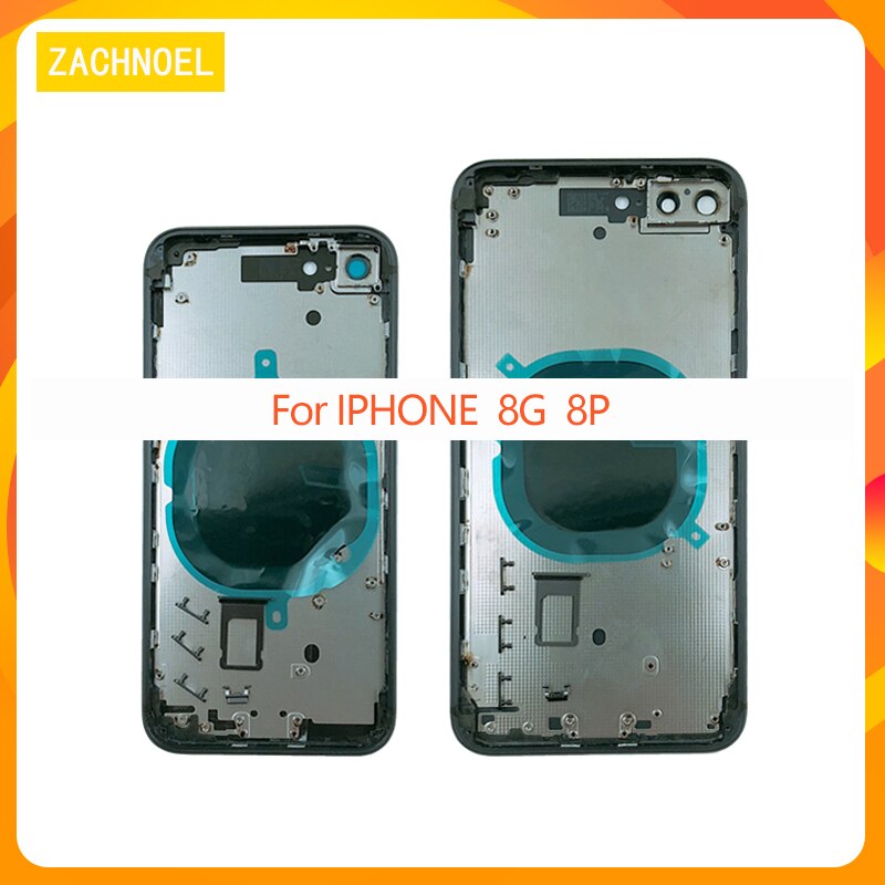 for iphone 8 8g 8 plus back middle frame Chassis full housing Assembly battery cover body CE logo AAA+