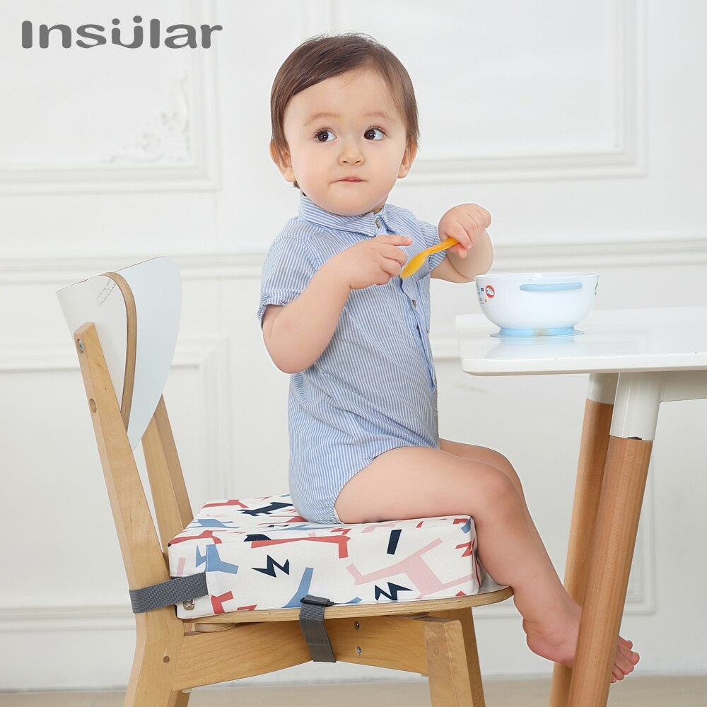 Baby Dining Chair Booster Cushion Cartoon Kids High Chair Cushion Chair Raising Cushion Child Pram Chair Raising Mat