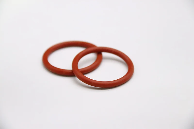 Junta tórica de silicona VMQ roja, arandela impermeable de grado alimenticio, junta de sellado de forma redonda aislada, CS, 3mm, OD, 10 ~ 70mm, 10 piezas