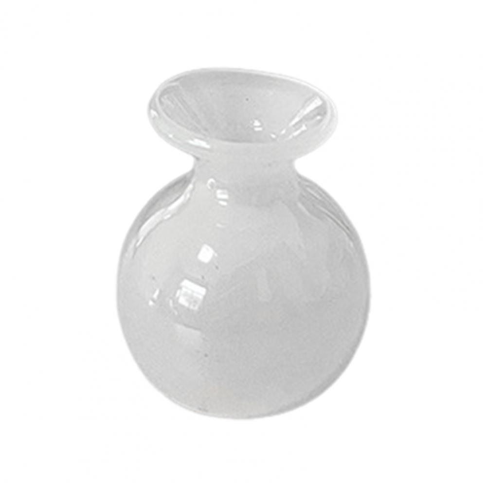 Glasvase Kühlschrankmagnet 3D Miniatur Blumenvase Kühlschrankmagnet für Home Office Küche Spind Kühlschrank Glas Mini: YELLOW