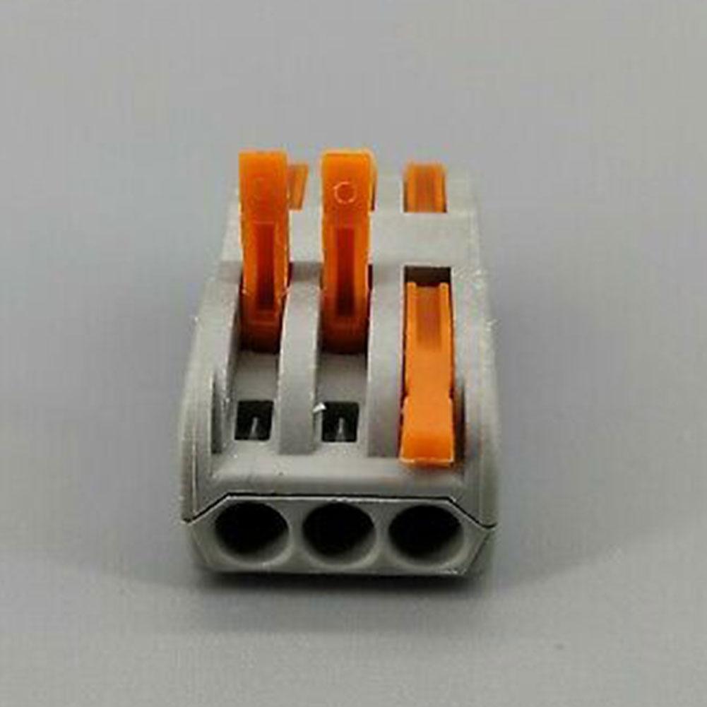 Portable 3 Pin Universal Compact Wire Wiring Connector Conductor Terminal Block