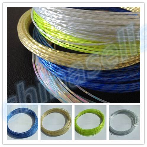 20 stk 12m ru 1.35mm titanium tennis string line krystal power tennisketcher strenge træning ketsjer string line