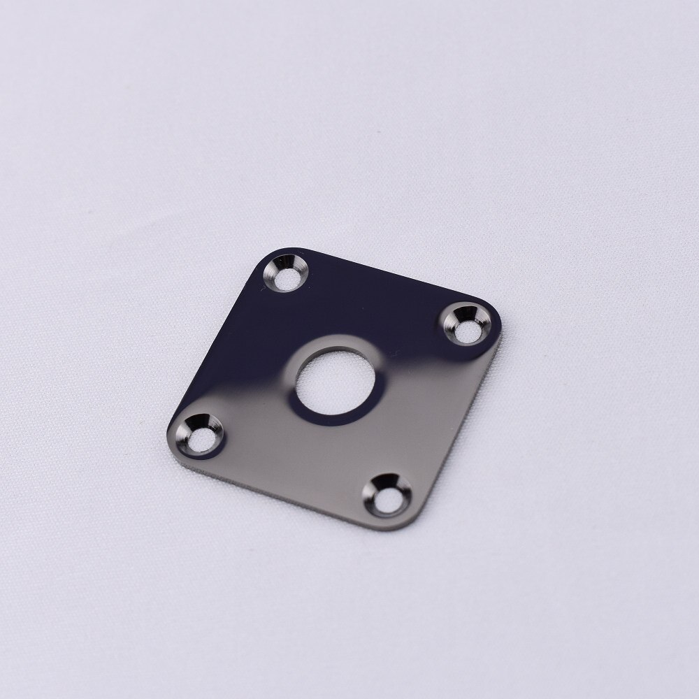 【Made in Japan by GOTOH】 Flat / Curved Stainless Steel Jack Plate For Electric Guitar Bass