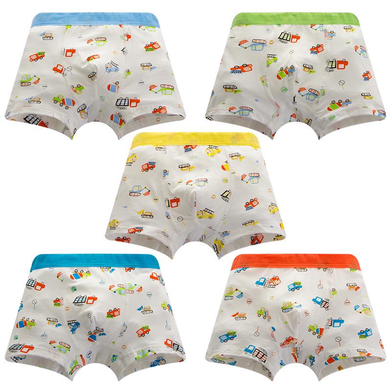 Boy Underwear Modal Spandex Car Cotton Soft And Breathable Boys Pantie Shorts Kid Accessories M-3XL Safety For Children: 8