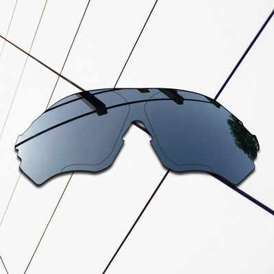EOS Polarisierte Ersatz Linsen für Oakley EVZero Palette Sonnenbrille-Sorten Farben: Black Chrome