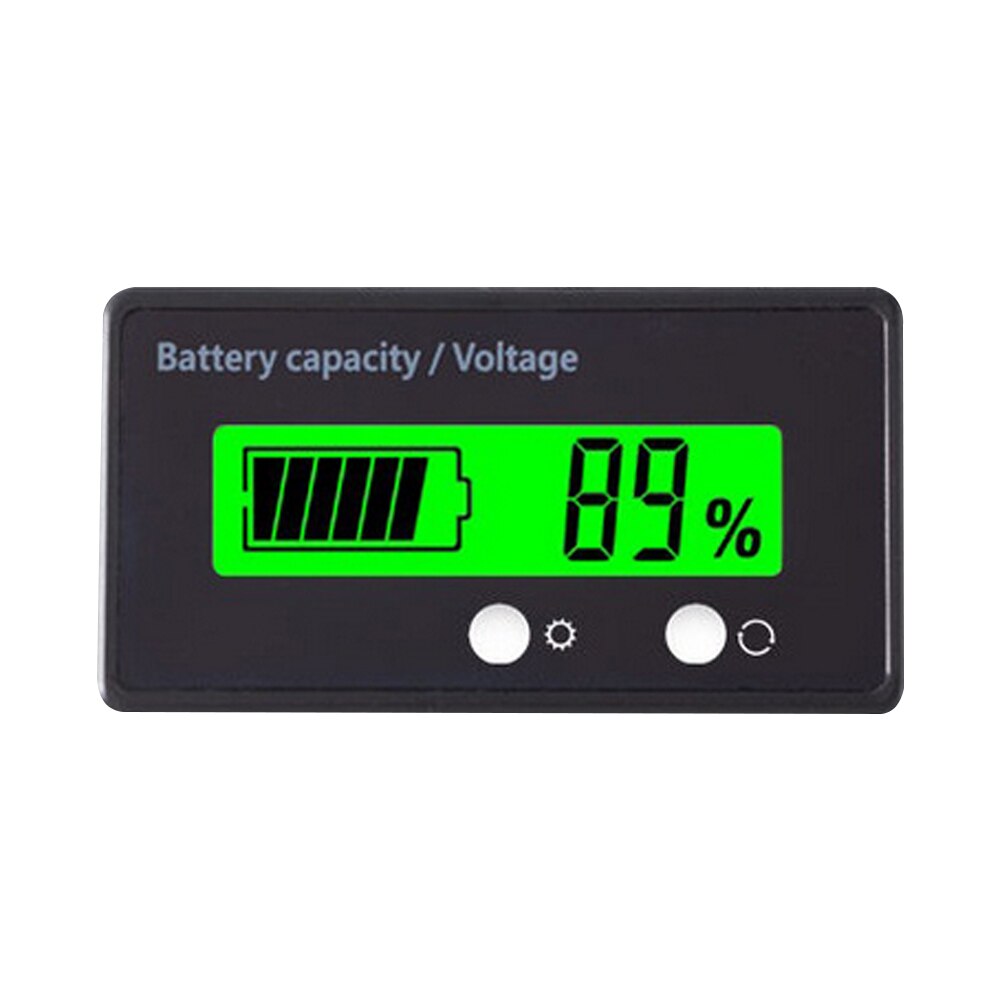 Batterij Monitor 6-63V Dc Lood-zuur Lithium Ion Batterij Capaciteit Tester Percentage Niveau Voltage Meter Gauge Power indicator