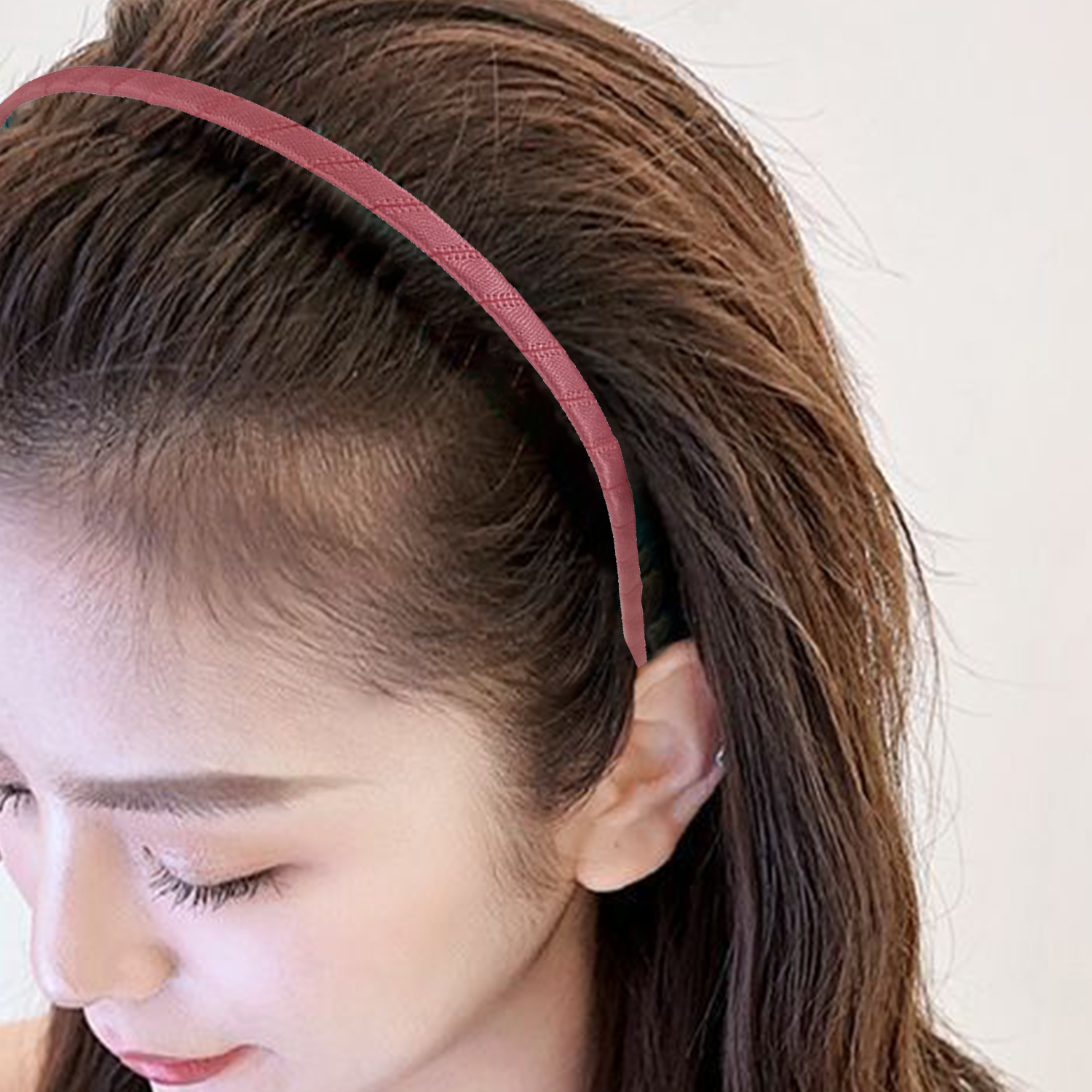 Diadema de tela de 5mm para niños, diadema de Aro para la cabeza, banda para el cabello, diadema para niños, ajuste de Base delgada estrecha, accesorios para el cabello DIY