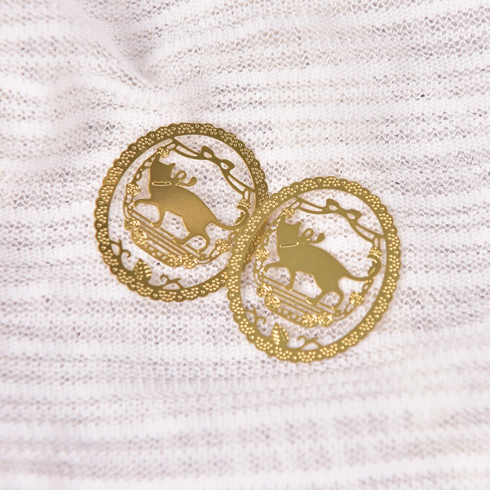 100% brand Cute mini cat metal bookmark office and school supplies