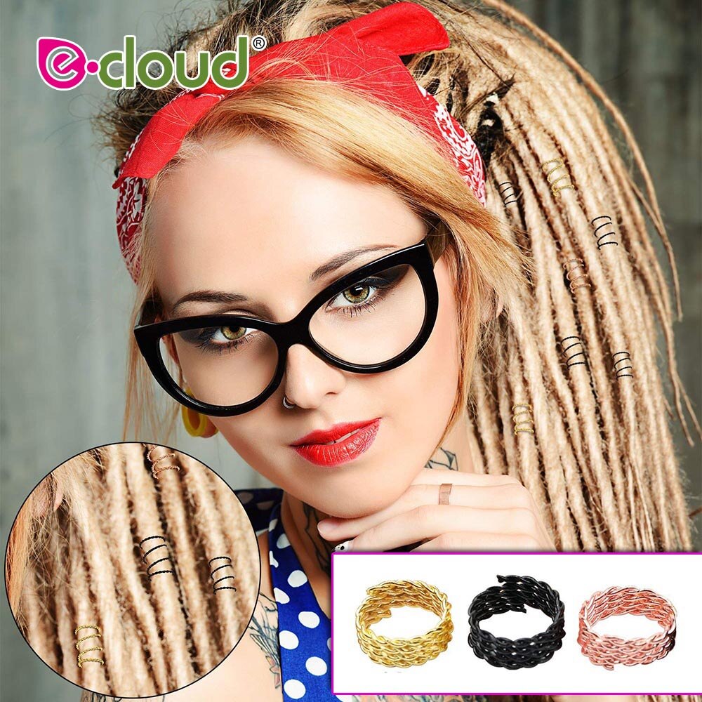 50-200 stk 11mm huller kobber hår dreadlocks fletning dread locks coil hår omslag metal hår fletning hår manchetter til dekorationer