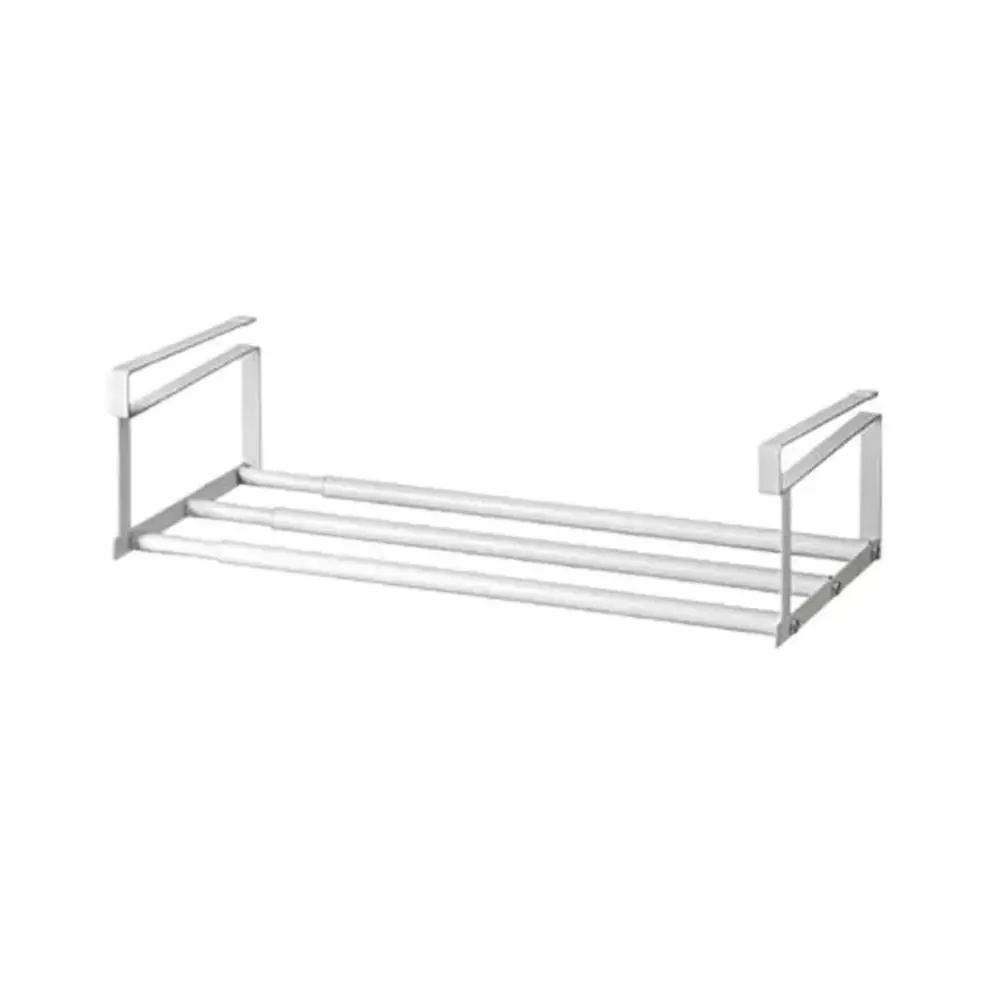Bandeja de zapatos de partición Simple, almacenamiento para el hogar, retráctil, bajo colgante, en capas, ahorro de espacio, estantes de clase de gabinete multiusos: Mezcla de color
