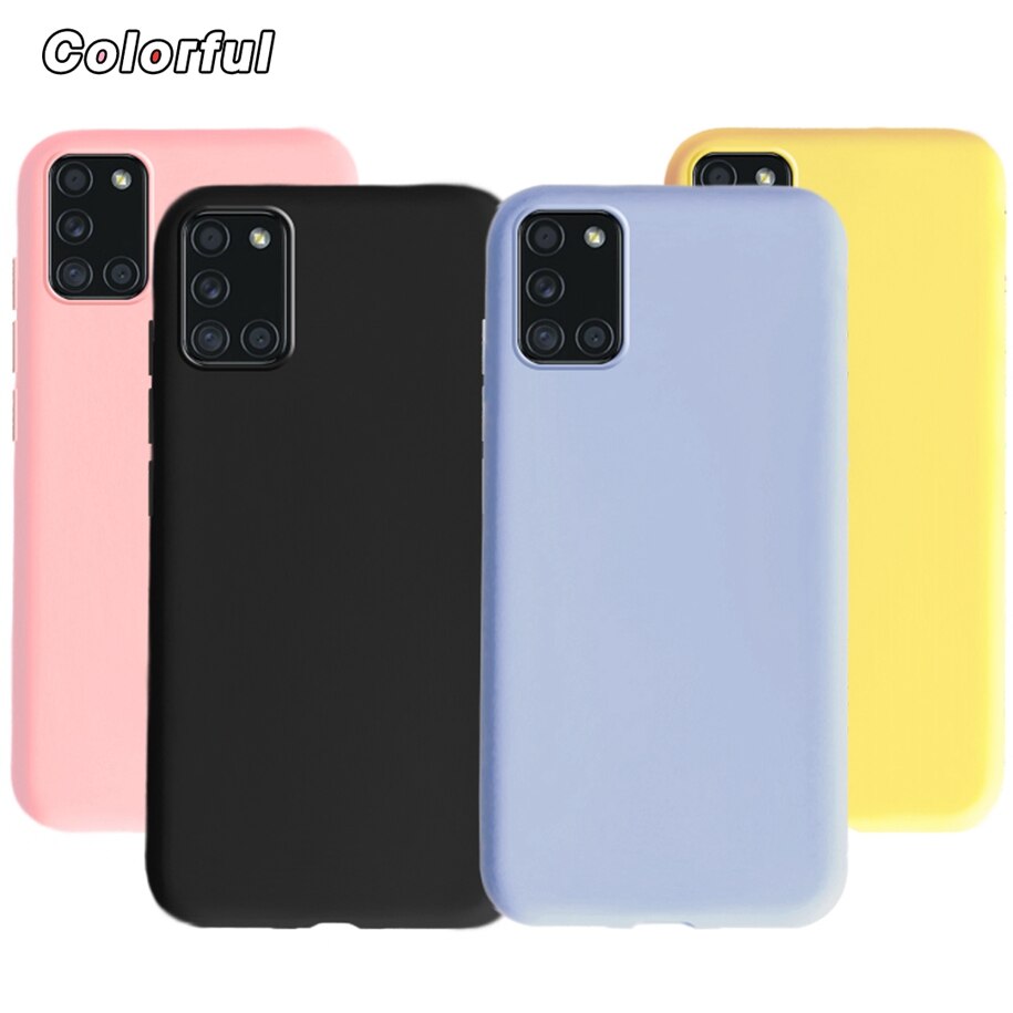 Funda Ultra fina para Samsung Galaxy A31, carcasa trasera suave mate de TPU para Samsung A31 SM-A315F A 31 , fundas de 6,4"