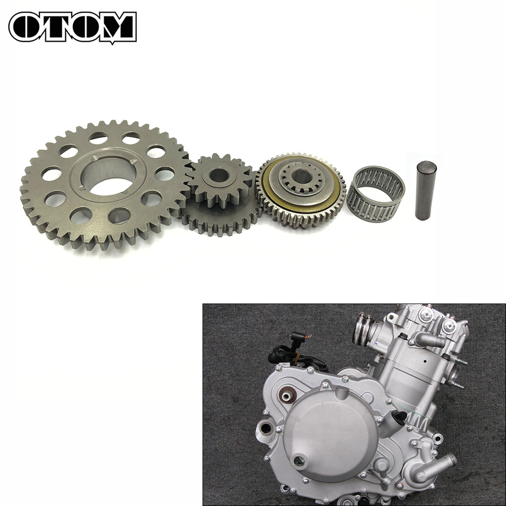 OTOM-accesorios para motocicleta, embrague de arranque de disco, rodamiento de aguja de doble engranaje para ZONGSHEN 450cc NC450, piezas de motor