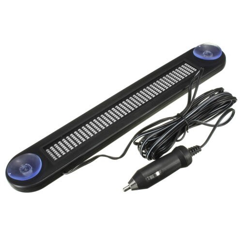 12V LED Car Programmable Message Sign Moving Scrolling Display Board W/ remote Blue