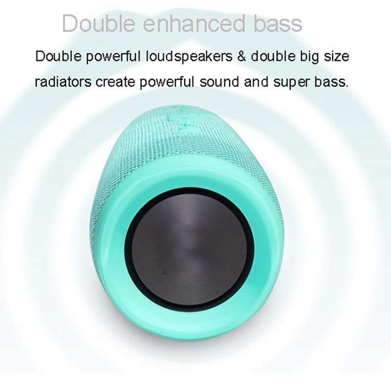 Draagbare Waterdichte Draadloze Luidsprekers Mini Mega Bass Sound Speaker met Multi-gekleurde voor Smart Telefoon