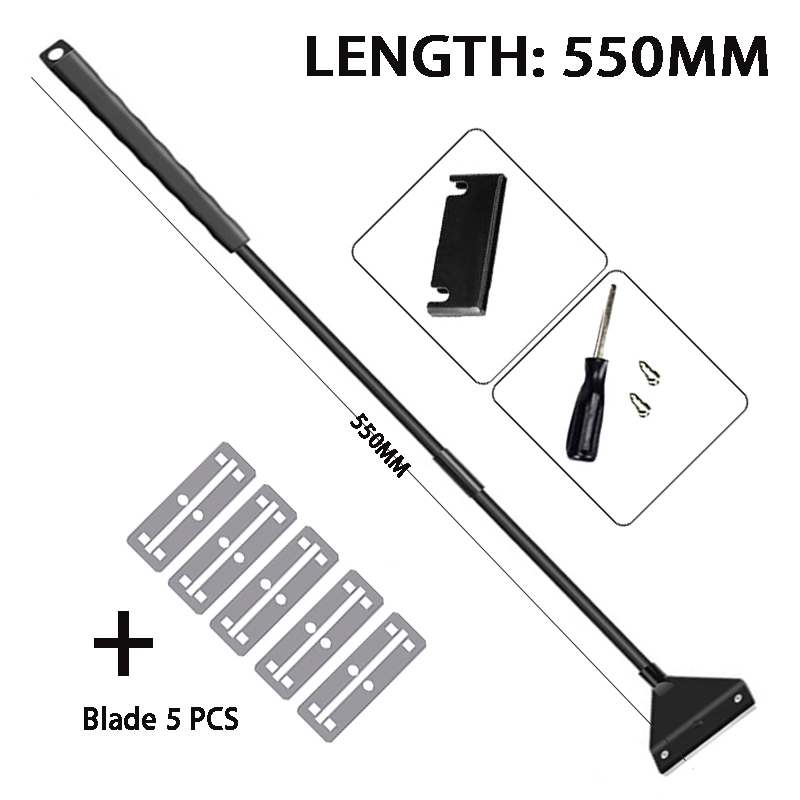Aquarium Reinigung Werkzeug Flache Sand Algen Entfernung Dual-use-Glas Algen Entfernung Schaber Haushalts Reinigung Werkzeug aquarium zubehör: WHITE