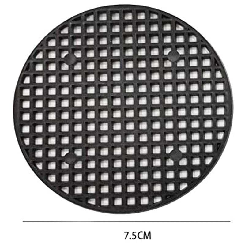 100 Uds maceta de malla de fondo redondo de malla de maceta de Bonsai de malla inferior de 2.95X2.95X0 05 pulgadas
