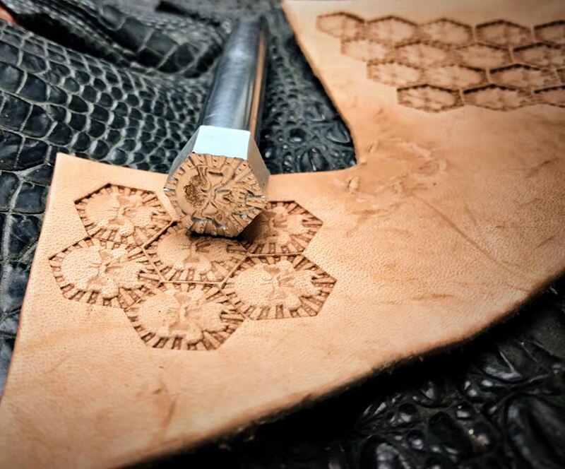 Skull Leather Stamp Tool Stamps Stamping Carving Punches Tools Craft Leathercrafting