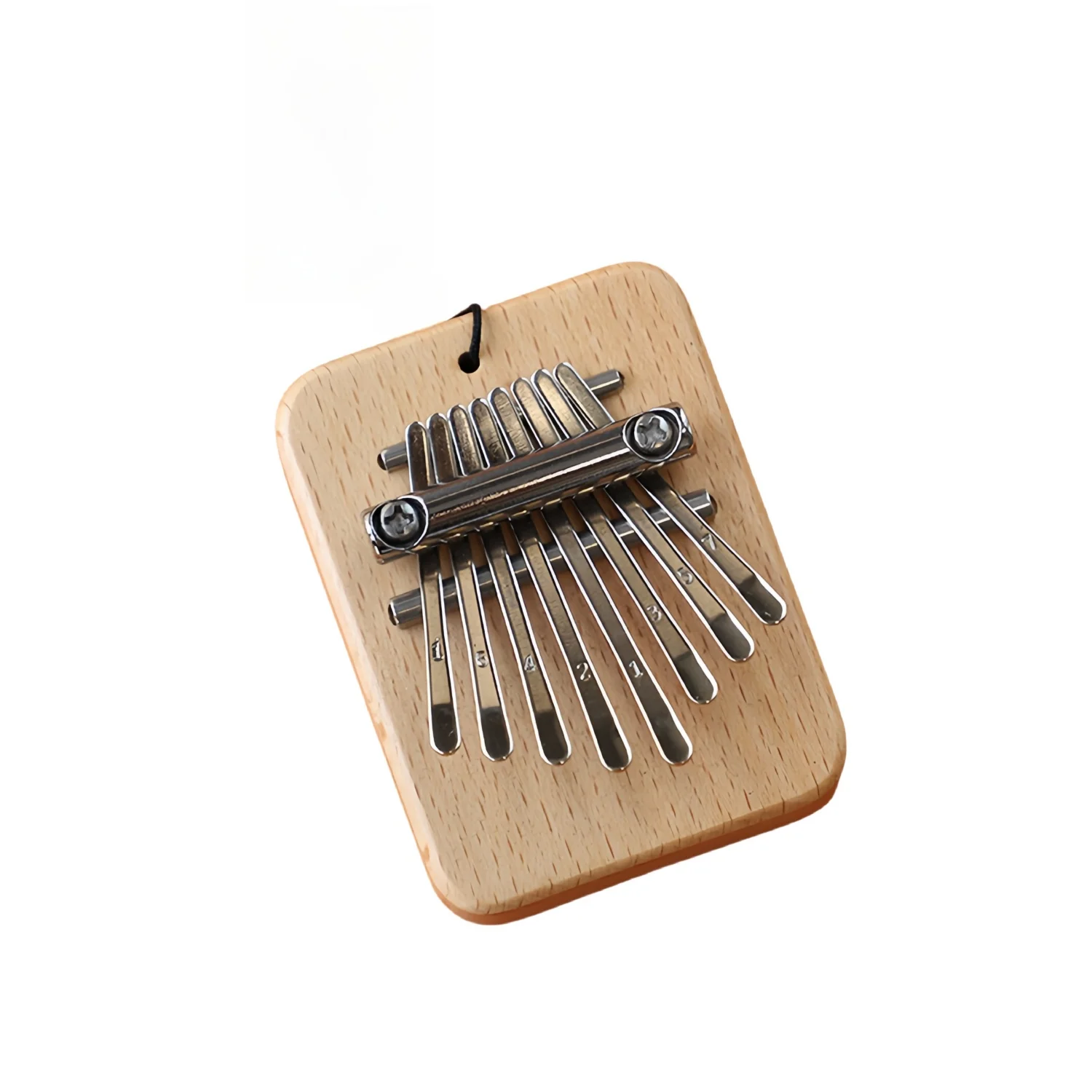 Kalimba de poche portable à 8 touches en métal, piano à pouces, jouets musicaux, réduction de la pression, intérieur du maire, pour enfants et adultes: Or