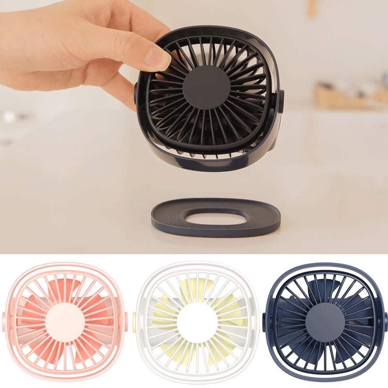 USB Personal Mini Fan Cooler Portable Quiet Desktop Desk Silent PC Outdoor Office 3 Speed Cooling Fan