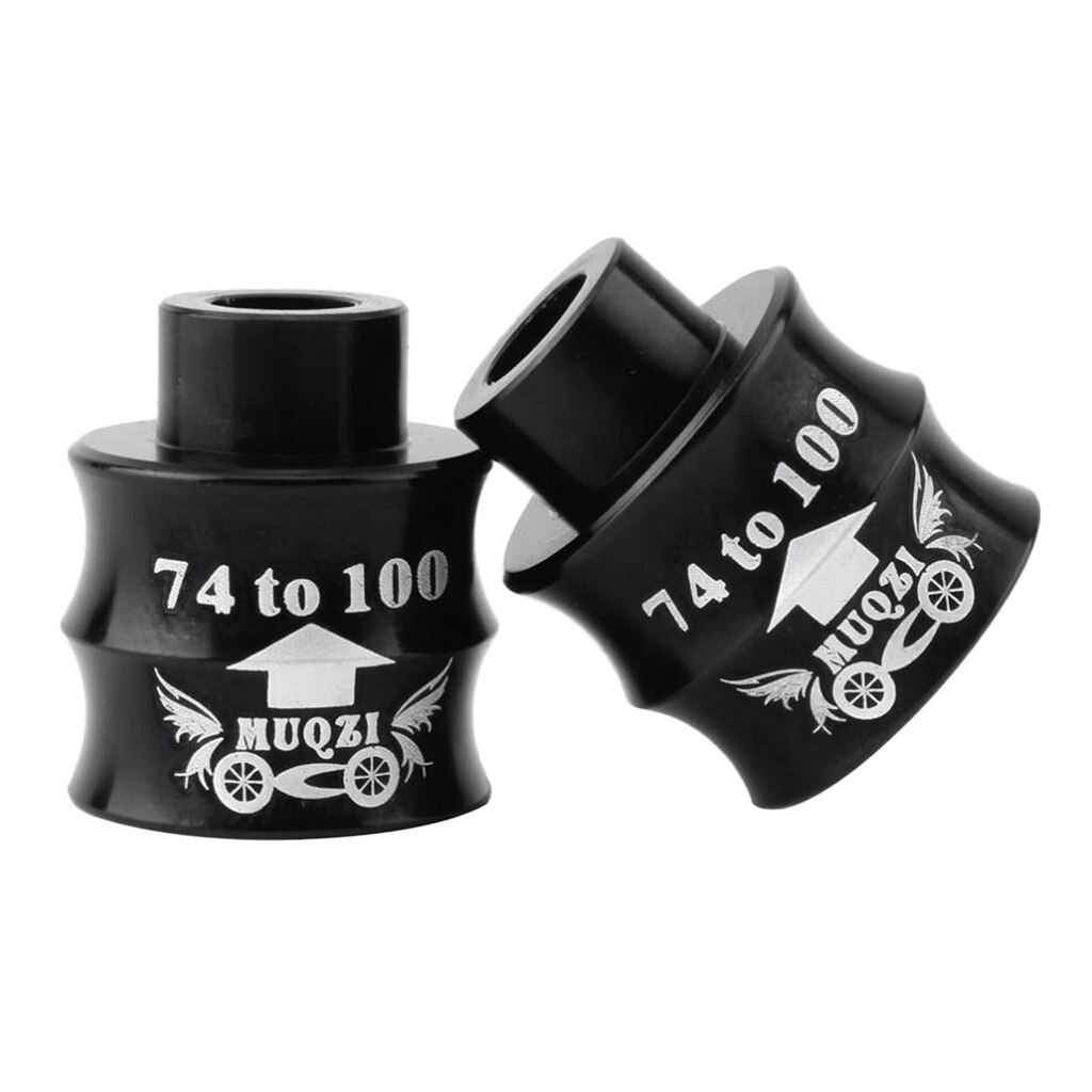 Hub Front Tubular Shaft Conversion Seat Adapter 74 To 100 Mm Extension: Black