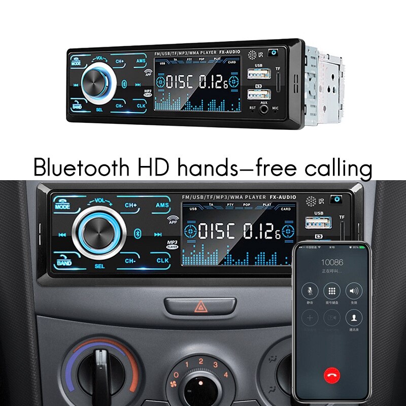 Bluetooth Car Audio Stereo Receiver -Bluetooth Car Stereo Audio Single Din In Dash 12V Fm Ontvanger MP3 Radio speler