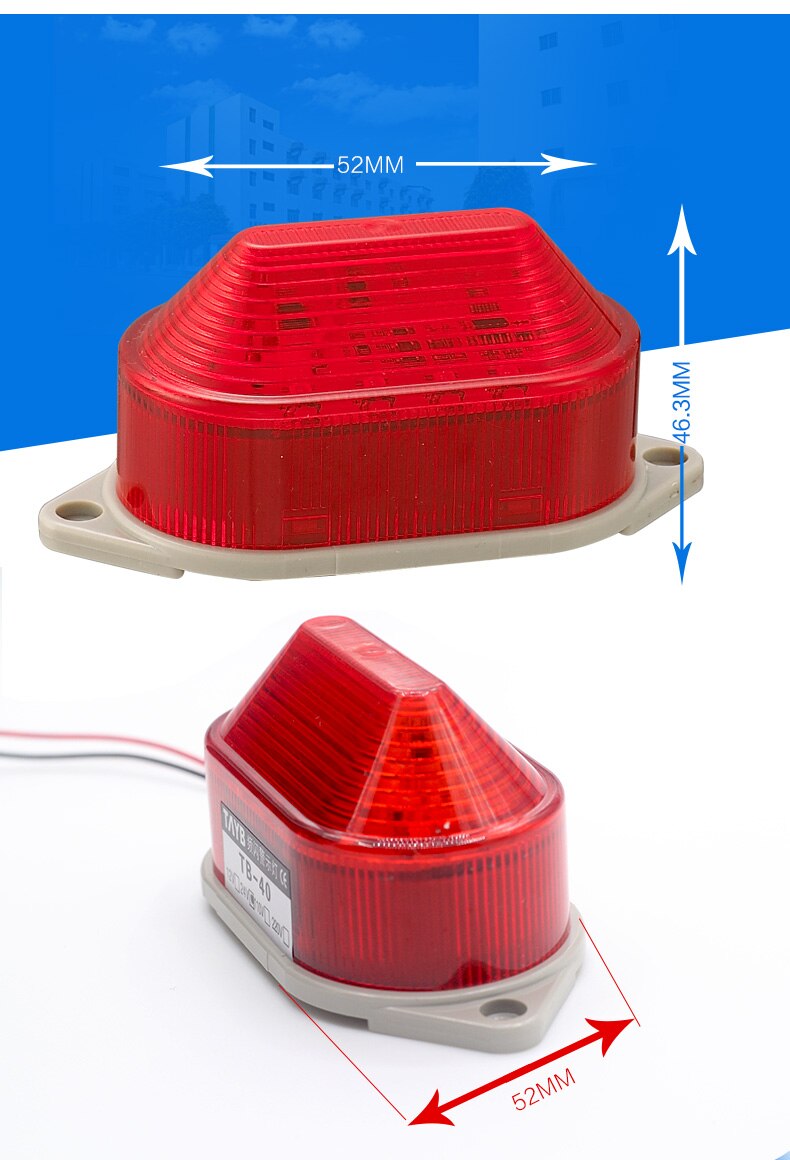 Led Strobe Signal Warning Light 12V 24V 220V Indicator Light Led Lamp Kleine Knipperlicht Security Alarm veiligheidswaarschuwing Lamp