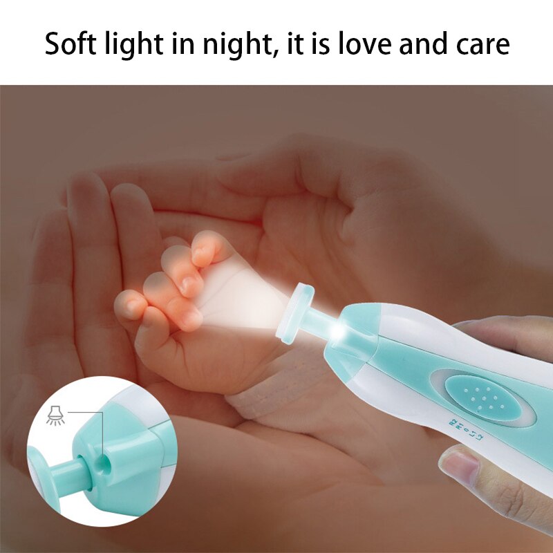 Electric Adult Baby Nail Trimmer Safely Nail Grinder Clipper Cutter Nail File Cutter Scissors Kids Manicure Infant Care Kit