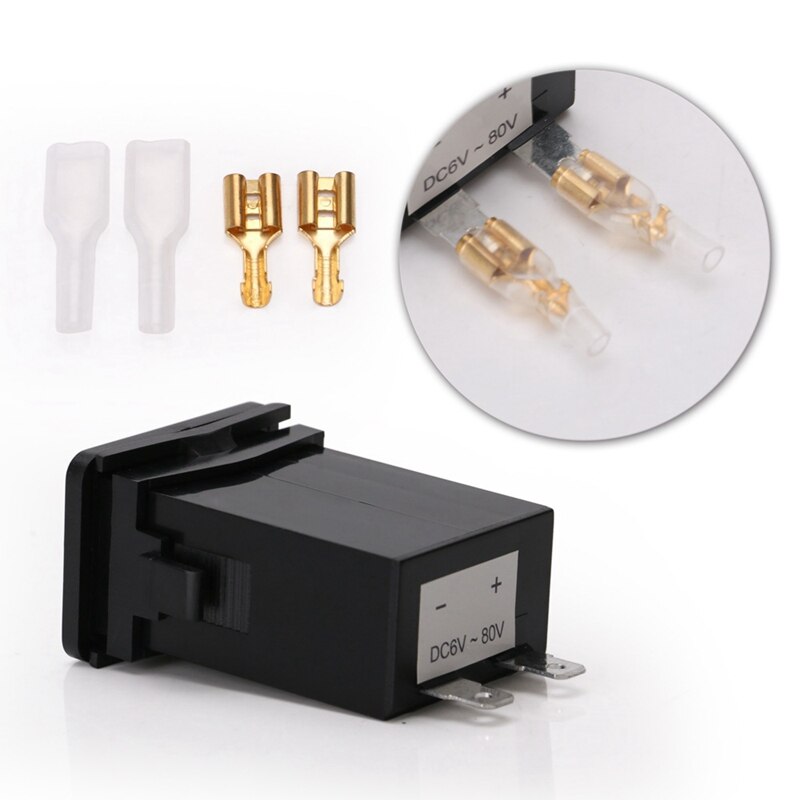 DC 10V-80V Generator Sealed Hour Meter Counter for Boats Trucks Tractors Cars Hourmeter