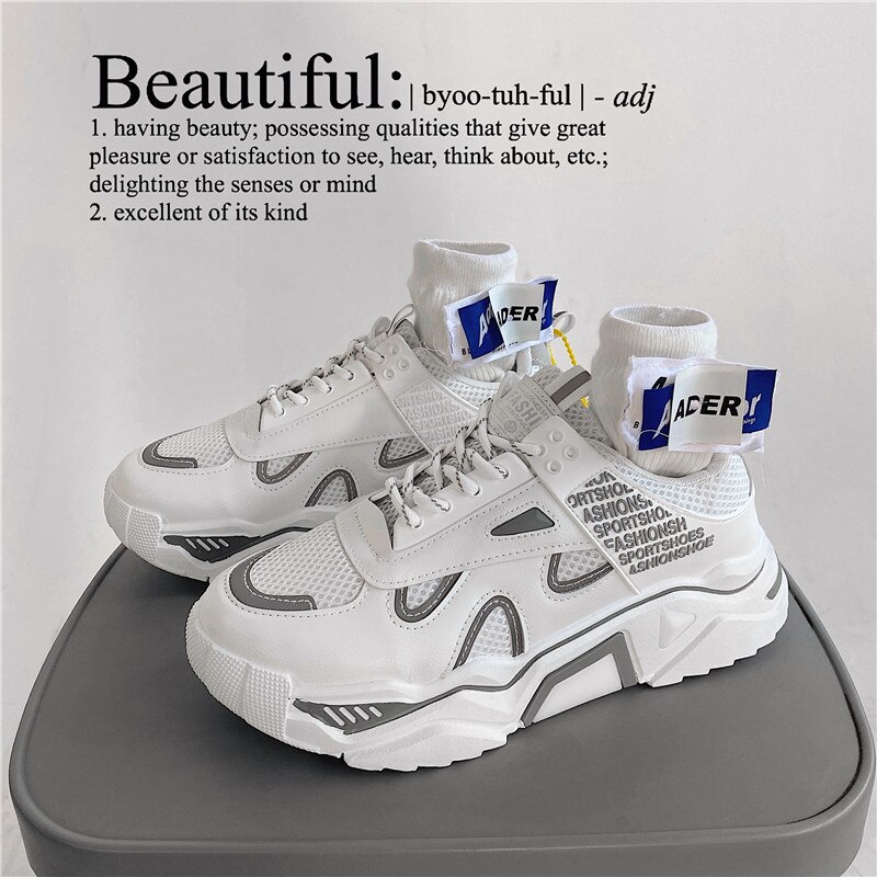 Men Casual Shoes Lack Up Breathable Male Sneakers Footwear Trainer Sneakers Shoes Man Zapatillas Hombre R13-74