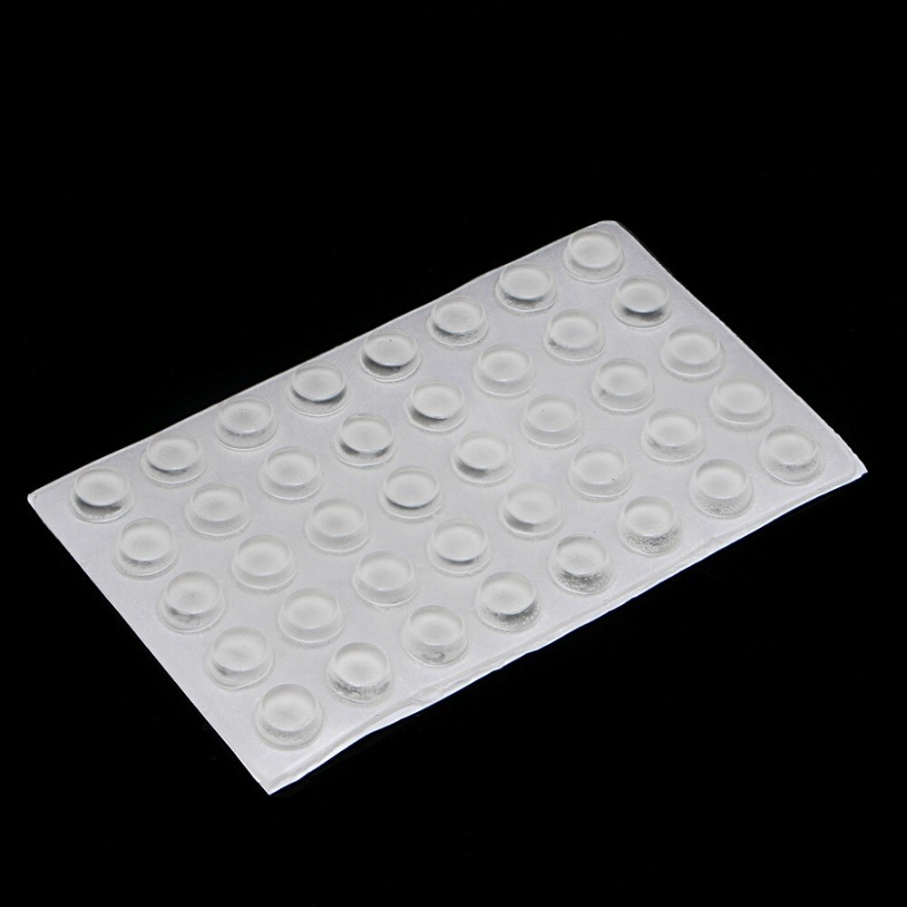 40 Selvklebende Silikon Gummi Skap Dørpute buffer Stopp Demper