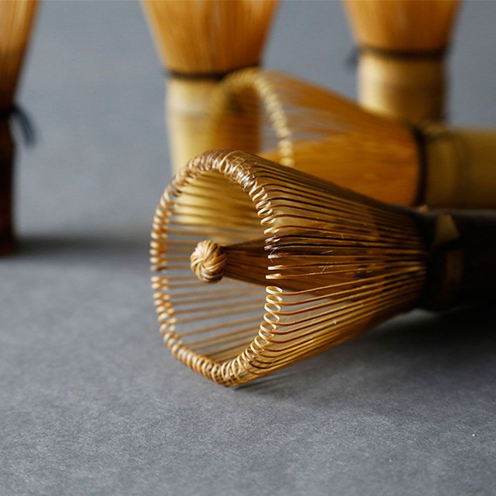 Nyttig bambus matcha piskeris genanvendeligt japansk tesæt chasen matcha børste køkkentilbehør teværktøj tebørste