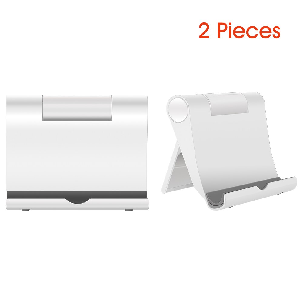 Universal Foldable Desk Phone Holder Mount Stand For Samsung S20 Plus Ultra Note 10 IPhone 13 Mobile Phone Tablet Desktop Holder: white2