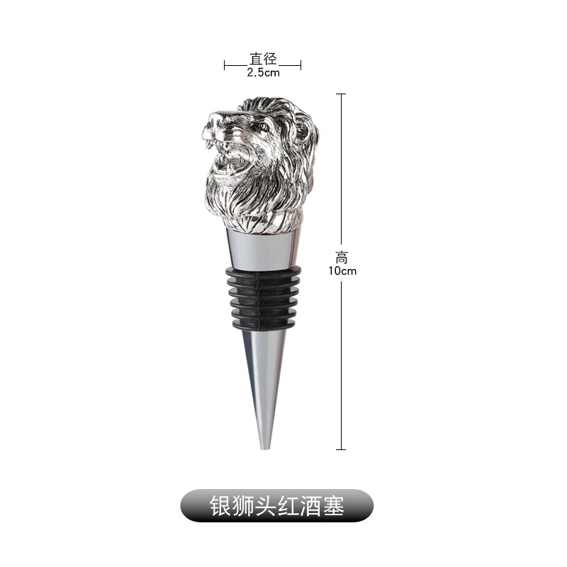 Jagermeister extracteur de vin Saint cerf | Personnalité, verseur en tête de Lion Animal, ménage bouchon de vin, fournitures de Bar: E