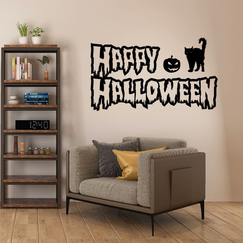 Halloween Verwijderbare Pvc Magic 3D Plafond Vloer Sticker, De Art Dreamscape Home Decor Muurschilderingen Behang