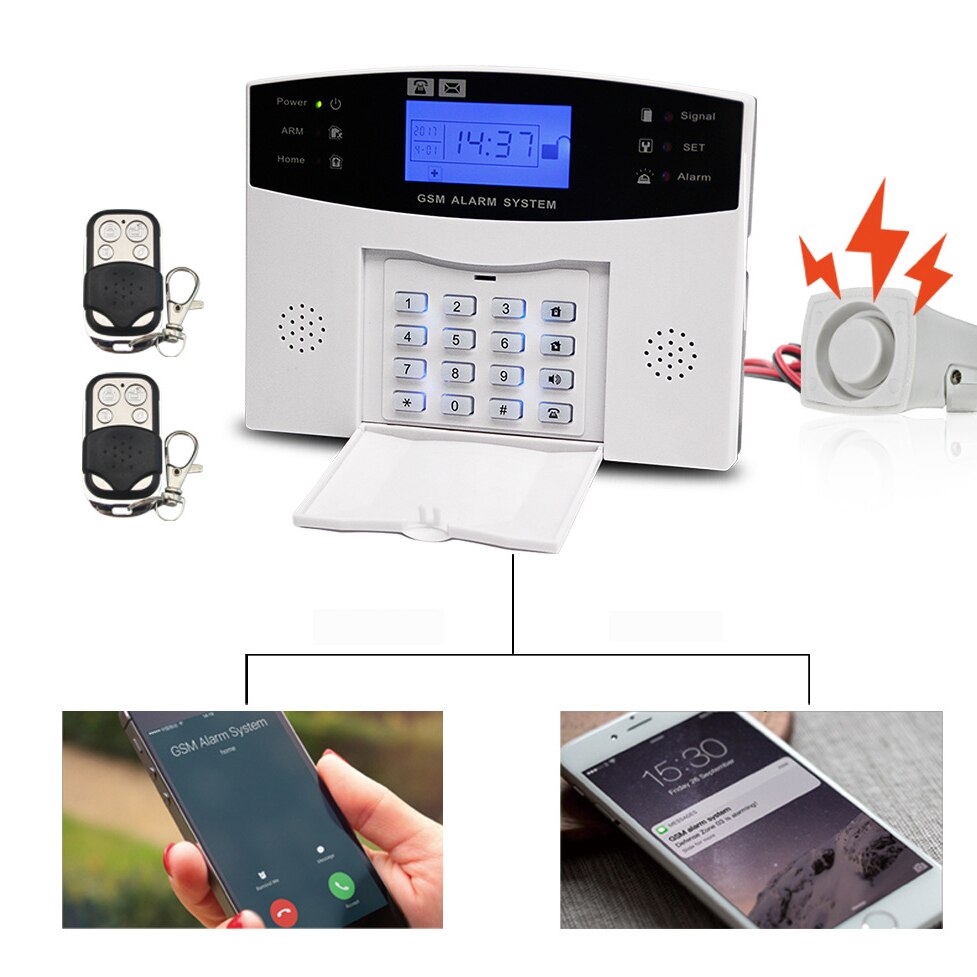 Gsm Alarm Security Alarmsysteem App Controle Met Motion Detector Deur Sensor Draadloze Smart Home Voor Andriod Voor Iso