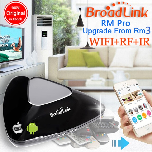 Broadlink RM PRO + RM33 Universal Smart Afstandsbediening Smart Home Automation WiFi + IR + RF Schakelaar voor IOS Android