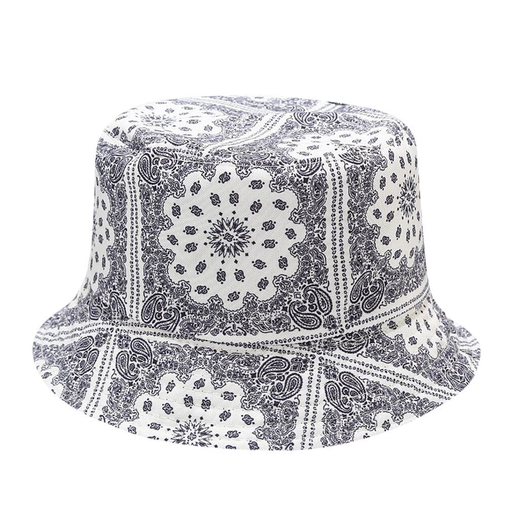 Unisex Foldable Bucket Hat Beach Sun Hat Fisherman Hat Unisex Men Women Floral Sun Hat Outing Two-sided Bucket Caps #z: P