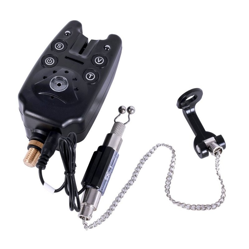 Alarma de mordedura de Pesca LED indicador luminoso para colgar la cadena de la carpa indicador Swinger accesorios para aparejos de pesca