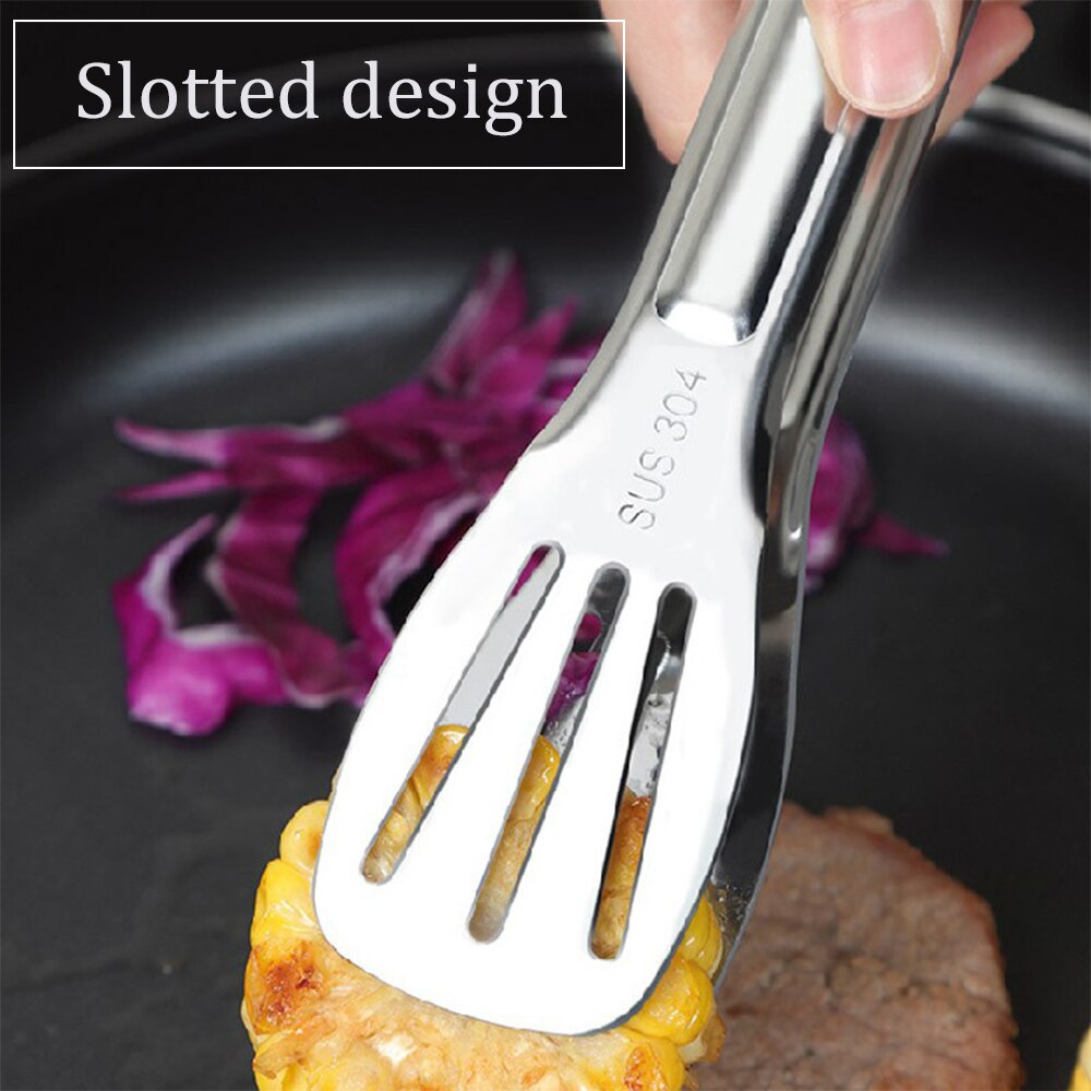 Pinze per alimenti in acciaio inossidabile anti calore clip per Pannello pinza per pasticceria barbecue pinze da cucina utensili da cucina a buffet utensili da cucina