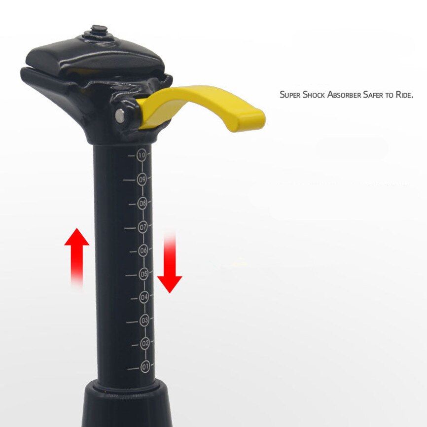 Mi.xim mtb setepinne til terrengsykkel 30.9/31.6*375mm hydraulisk støtdemper seterør 30.4mm håndkontroller setepinnestang