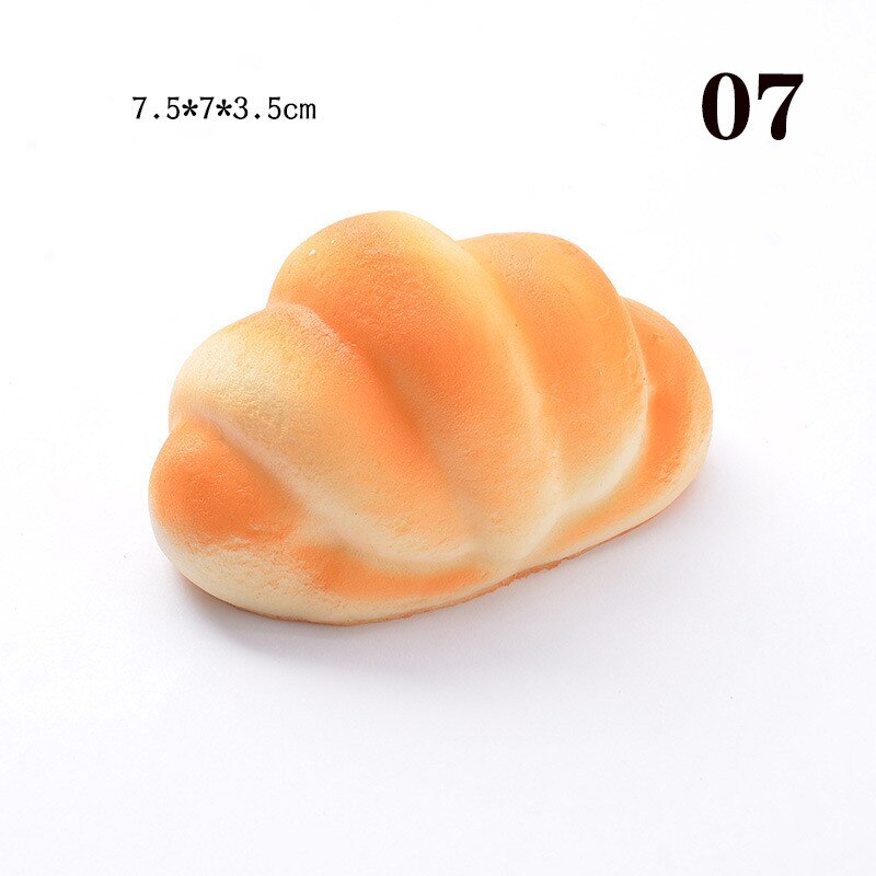 Cake Squishy colorful Hanamaki Bread Squishies Toy Squeeze Squishi Toy Squishie Slow Rising Stress Relief Toys For Childrens: 07