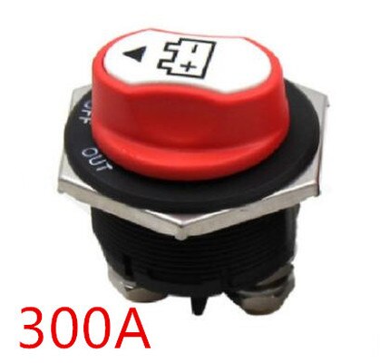 50A/200A/300A Battery Isolator Waterproof Master Disconnect Switch Power Cut For Car Truck Boat Car Battery Switch: 300A